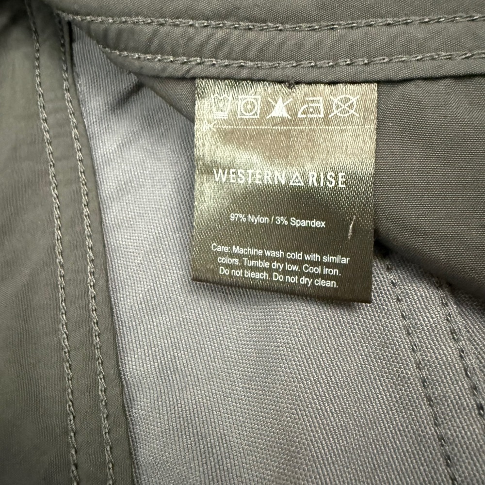 Western Rise Evolution Pants Mens 32 Grey Technical Performance Travel Stretch - Picture 7 of 16